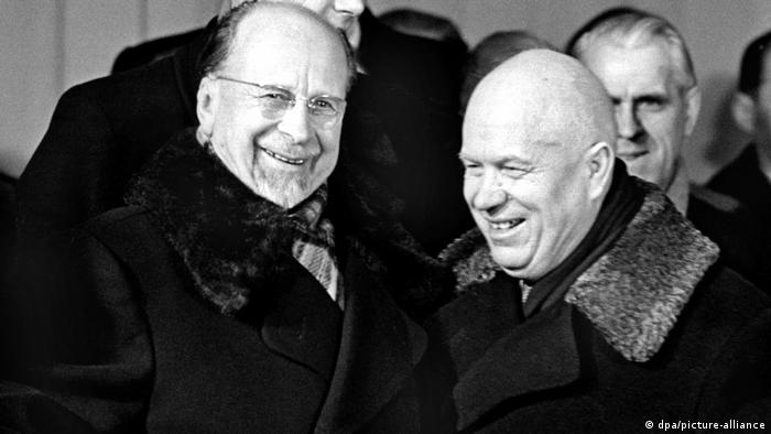 Nikita Hruşciov şi Walter Ulbricht