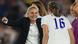 Sarina Wiegman, entrenadora de la selección femenina del Reino Unido, celebra la victoria de la Eurocopa 2022 Sarina Wiegman, entrenadora de la selección femenina del Reino Unido, celebra la victoria de la Eurocopa 2022