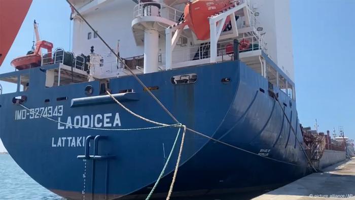 The Laodicea ship in Tripoli, Lebanon