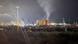 Symbol der Explosion in Beirut: Einsturzgefährdeter Silo im Feuer Symbol der Explosion in Beirut: Einsturzgefährdeter Silo im Feuer