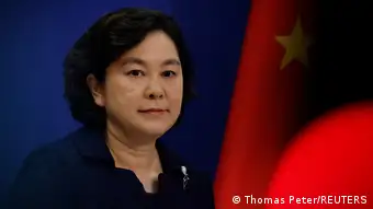 中国外交部发言人华春莹8月3日说：“我们希望德方能够客观和准确的认识台湾问题，不要随美起舞”