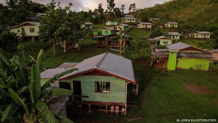 Das neue Dorf auf der Insel Vanua Levu.