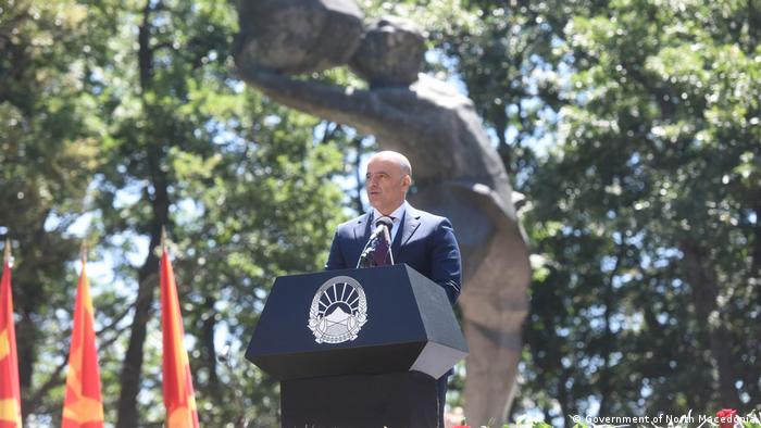 Nordmazedonien Feier Tag der Republik | Rede Ministerpräsident Dimitar Kovacevski in Krusevo