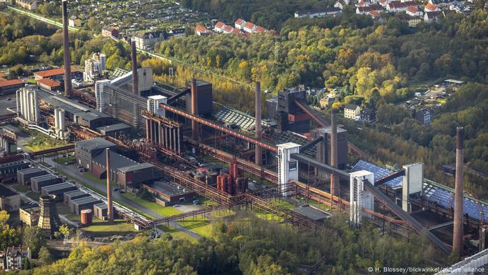 Zollverein mine (Zeche Zollverein) in the Ruhr area