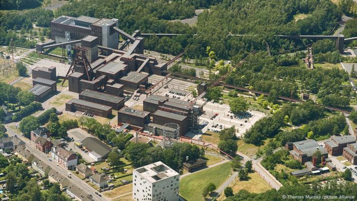 Zollverein mine (Zeche Zollverein) in the Ruhr area