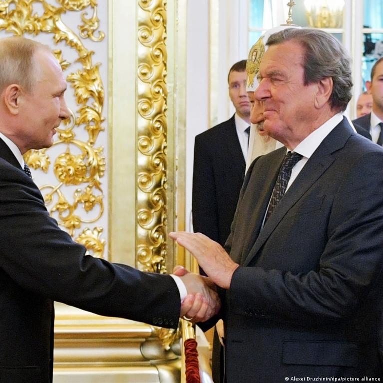 'No comment' after Schröder named by Putin for Ukraine talks