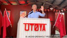 NATO Secretary General Jens Stoltenberg gives a speech to a youth camp in Utoya, Norway, August 4, 2022. REUTERS/Jacob Gronholt-Pedersen