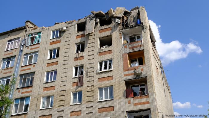 Торецьк після обстрілів російськими військовими