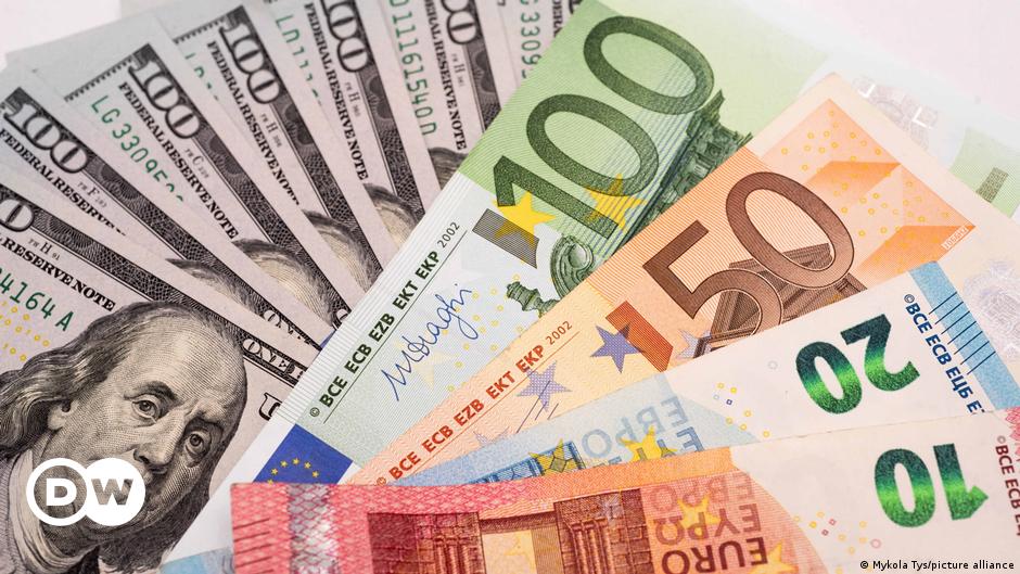 What does it mean that the euro has fallen below parity with the