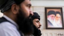 Pressekonferenz der Taliban-Delegation in Teheran im Februar 2021
Rechteeinräumung:
Lizenz: frei Quelle des Bildes: fars