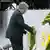 UN Secretary General Antonio Guterres lays a wreath at the cenotaph for the atomic bombing victims at the Hiroshima Peace Memorial Park