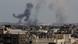 Smoke rises following Israeli airstrkes in southern Gaza Smoke rises following Israeli airstrkes in southern Gaza