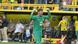 BVB-Keeper Gregor Kobel jubelt mit offenem Mund und geballten Fäusten BVB-Keeper Gregor Kobel jubelt mit offenem Mund und geballten Fäusten