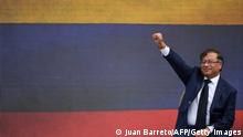 Ex-rebel Gustavo Petro sworn in as Colombia's president