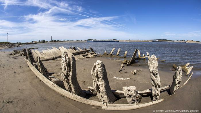 Низький рівень води в річках Європи через посуху