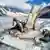 Schweiz Aletschgletscher Flugzeugwrack nach 54 Jahren wieder entdeckt 1968  Kleinflugzeug