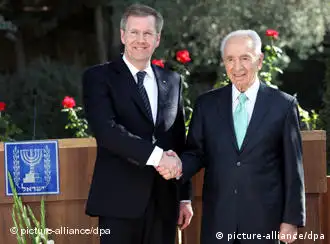 德国总统武尔夫和以色列总统佩雷斯