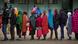 People line up to vote at the Oltepesi Primary School, Kajiado County in Nairobi, Kenya People line up to vote at the Oltepesi Primary School, Kajiado County in Nairobi, Kenya
