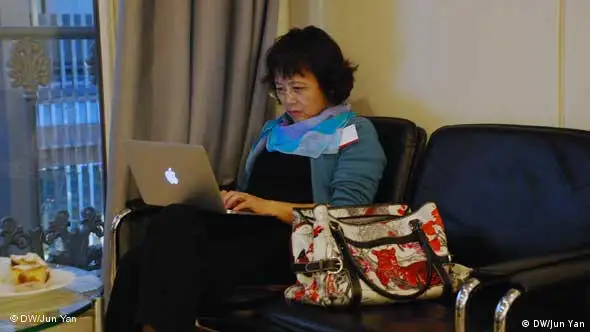 胡舒立据传目前人一切平安，图为胡舒立2010年访问德国时的资料照。