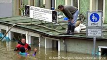 Deutschland Donau Hochwasser 2002 Passau