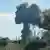 Дым от взрывов вблизи аэродрома Саки в Крыму, 9 августа 2022 года