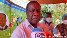 Lutero Simango, President of the Democratic Movement of Mozambique (MDM)
Description: Press conference in Inhambane province, in the south of the country
Ort: Mozambique Date: 08.08.2022
Autor: Luciano Conceicao 