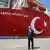 Türkei Mersin Gasbohrschiff Abdulhamid Han | Präsident Erdogan