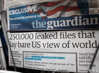 英国《卫报》报道维基解密新的爆料行动