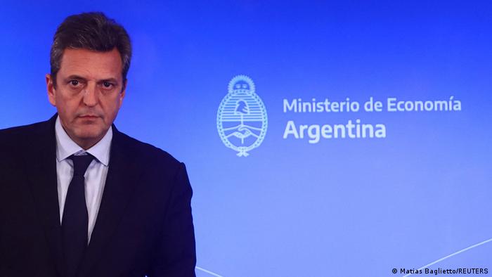 Argentinien Wirtschaftsminister Sergio Massa