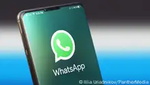 KYIV, UKRAINE-JUNE, 2020: Whatsapp on Mobile Phone Screen. Social Media Concept
