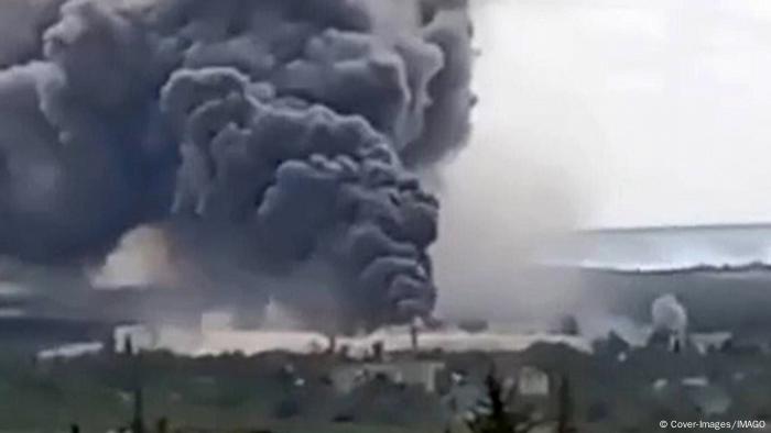 Ukraine Raketenangriff auf Knauf Werk