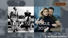 事实核查：希特勒与爱娃的Vogue封面照纯属虚构 