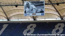 Letzter Applaus für Uwe Seeler im Volksparkstadion