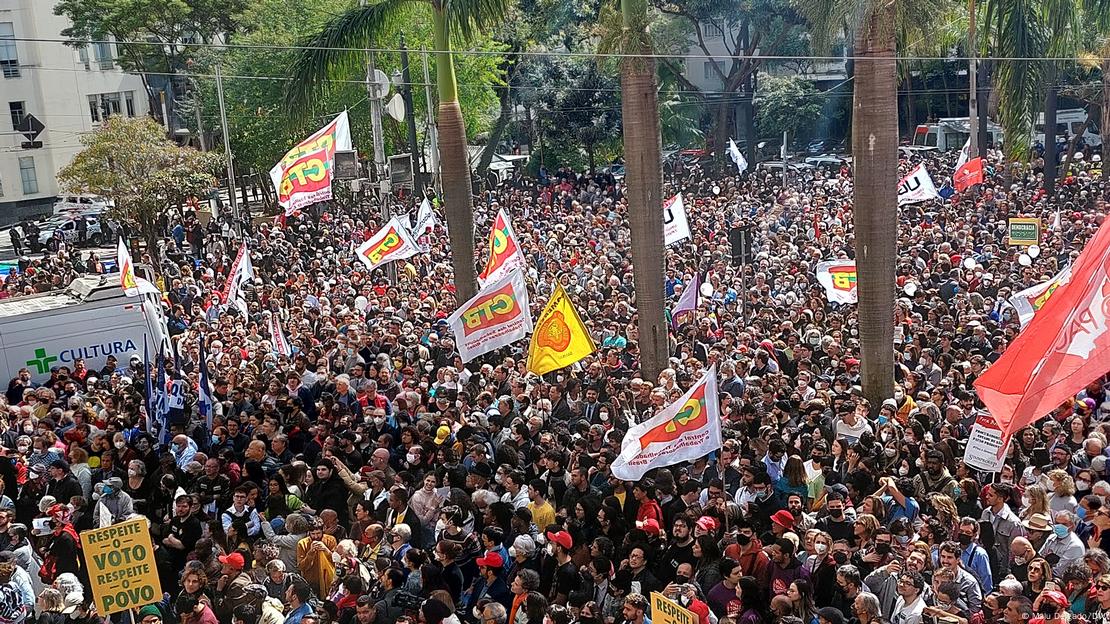 Ato em defesa da democracia em São Paulo