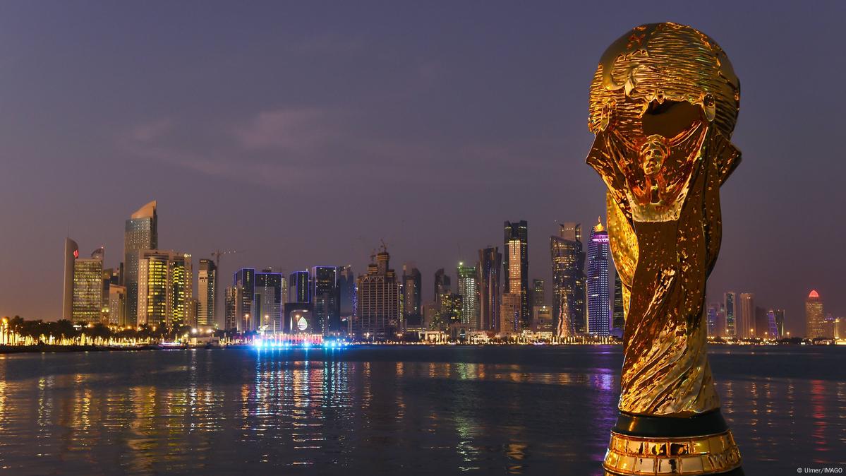 A football FIFA World Cup shop in Souq Waqif in Doha, in the state