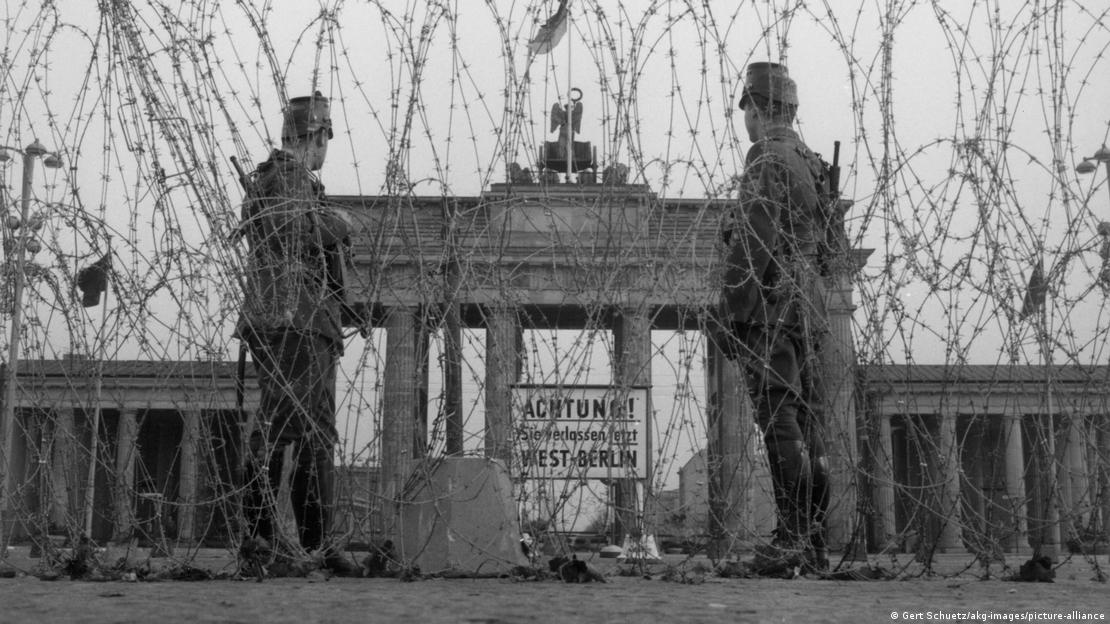 Πύλη του Βρανδελμβούργου, μέσα Αυγούστου 1961