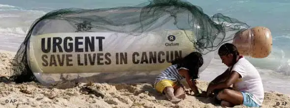 Cancun / Klimagipfel / Oxfam / NO-FLASH