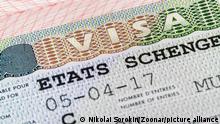 Visado Schengen.