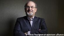 Toronto Film Festival Midnight's Children. Author Salman Rushdie poses for a photo as he promotes the movie Midnight's Children during the 2012 Toronto International Film Festival in Toronto on Saturday, Sept. 8, 2012. (AP Photo/The Canadian Presss, Chris Young) URN:14502966