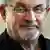 A close-up photograph Salman Rushdie