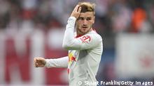 LEIPZIG, GERMANY - AUGUST 13: Timo Werner of RB Leipzig during the Bundesliga match between RB Leipzig and 1. FC Köln at Red Bull Arena on August 13, 2022 in Leipzig, Germany. (Photo by Stuart Franklin/Getty Images)