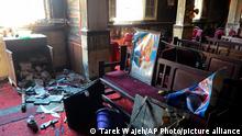 Egipto: Pelo menos 41 mortos em incêndio em igreja copta 
