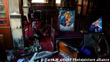 Пожар в церкви в Гизе