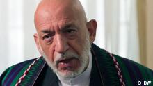 Hamid Karzai im DW-Interview
Datum: 11.08.2022
Ort: Kabul, Afghanistan
Afghanistans früherer Präsident Hamid Karzai im DW-Interview