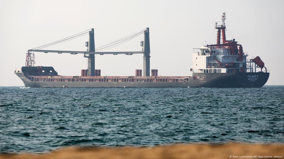 Tanker sa ukrajinskim žitaricama kod Odese, avgusta 2022.