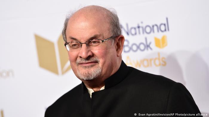A 2017 photograph of author Salman Rushdie