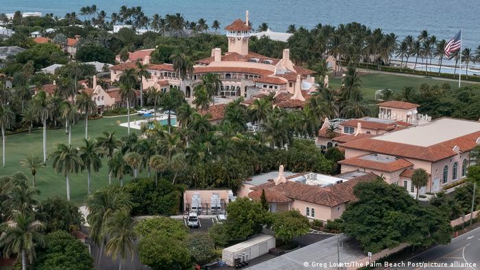 USA Florida Luftaufnahme von Mar-a-Lago
