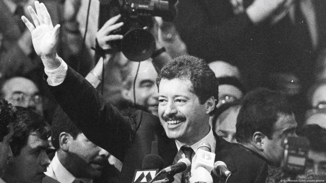 Luis Donaldo Colosio, candidato presidencial mexicano assassinado em Tijuana em 1994 durante um comício eleitoral.