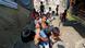 Rohingya refugee children play together in New Delhi Rohingya refugee children play together in New Delhi