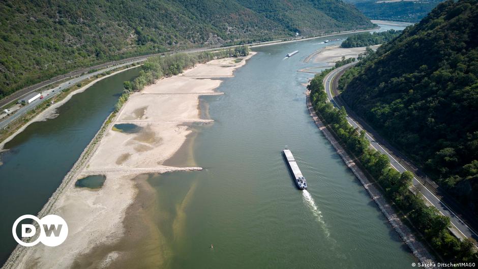 Dry rivers: Traffic backed up on Rhine as engine failure worsens woes
